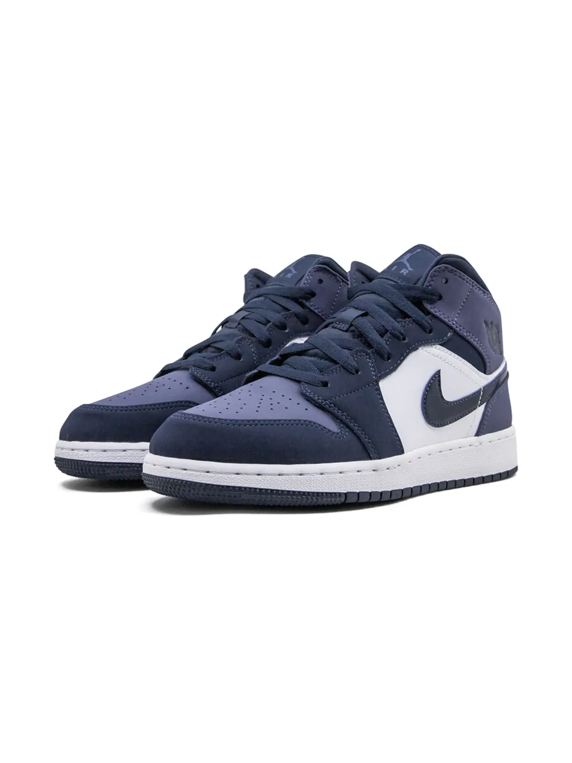 Jordan Кроссовки 1 Mid синие — фото 2