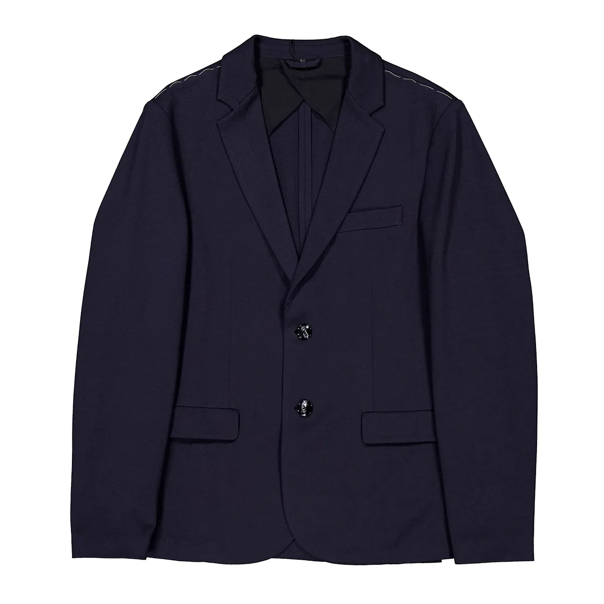Пиджак однобортный Navy Single-Breasted Jacket Emporio Armani, Navy — фото 4