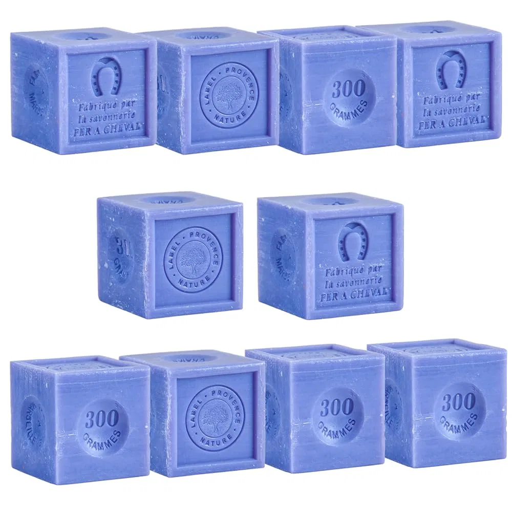 Label Provence Nature Мыло кусковое органическое оливковое с ароматом лаванды Provence Nature, 300 г, набор 10 шт