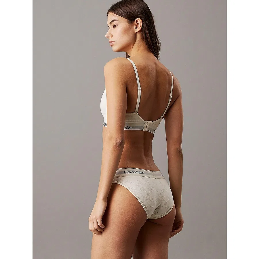 Спортивный бюстгальтер с принтом Calvin Klein, Белый — фото 2