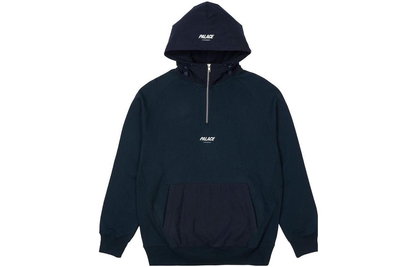 

Куртка 1/4 Zip Cotton Panel 'Navy' Palace