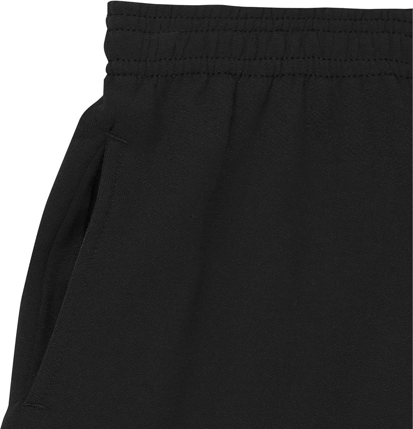 Спортивные брюки Hanes Boys EcoSmart из флиса, средней плотности, с карманами, для мальчиков, черный — фото 2
