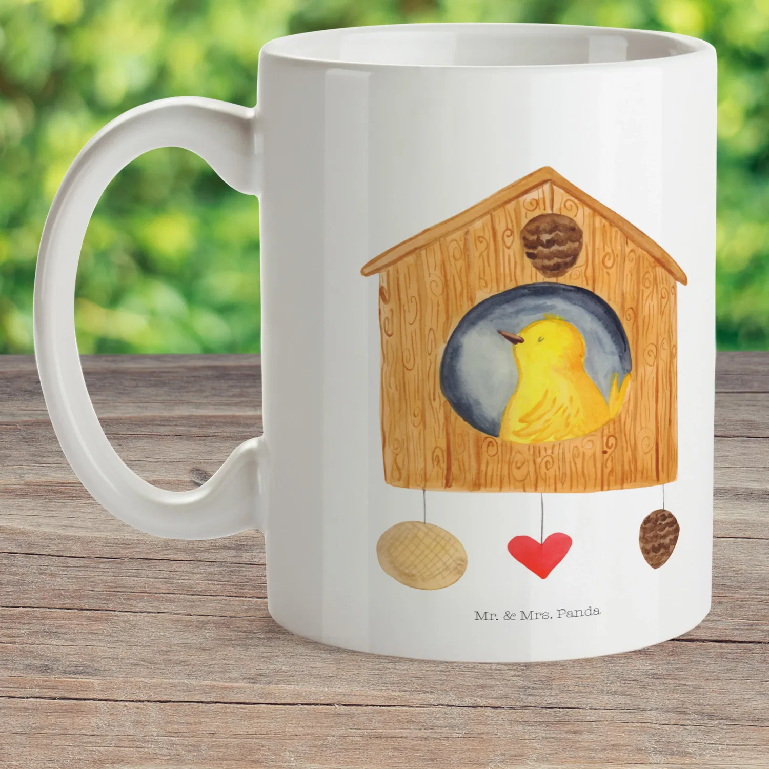 Детская кружка с принтом Vogel Haus Mr. & Mrs. Panda, белый — фото 2