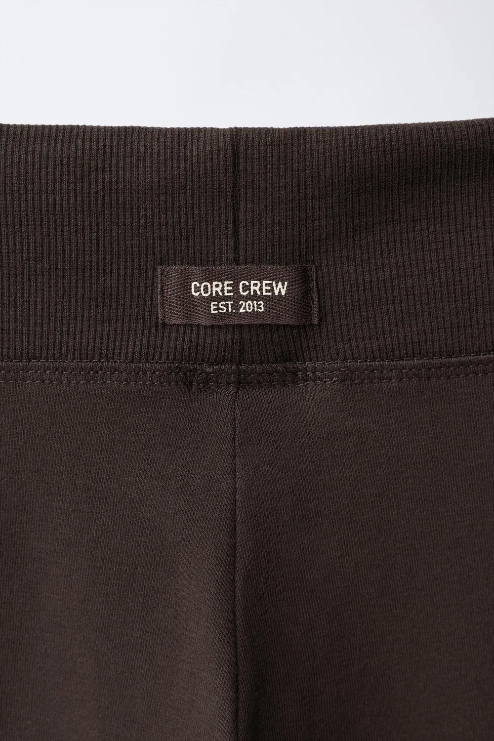 Однотонные расклешенные леггинсы ZARA, Brown — фото 4