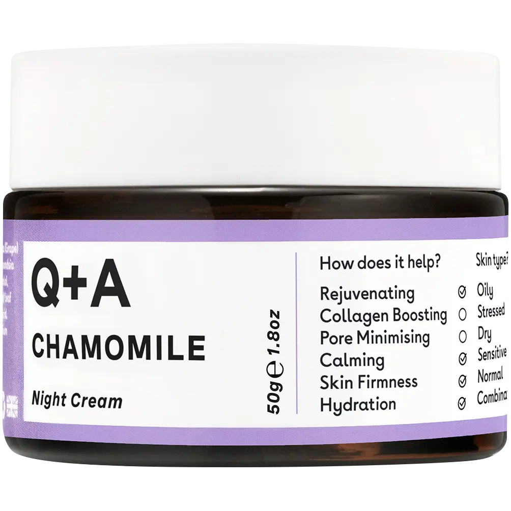 

Q+A Chamomile крем для лица на ночь, 50 г