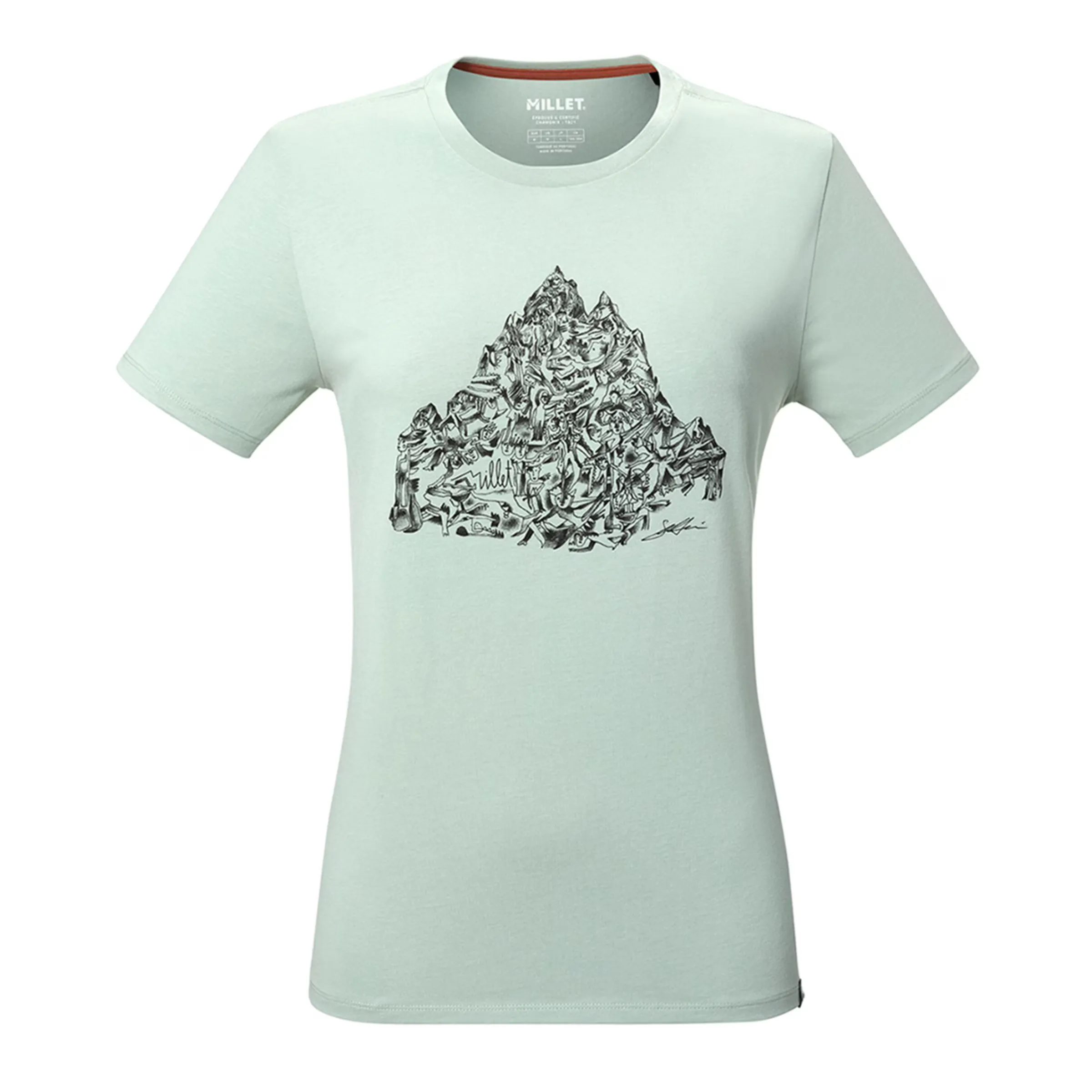 

Женская футболка CIMAÏ COLLAB TS SS W Millet, зеленый