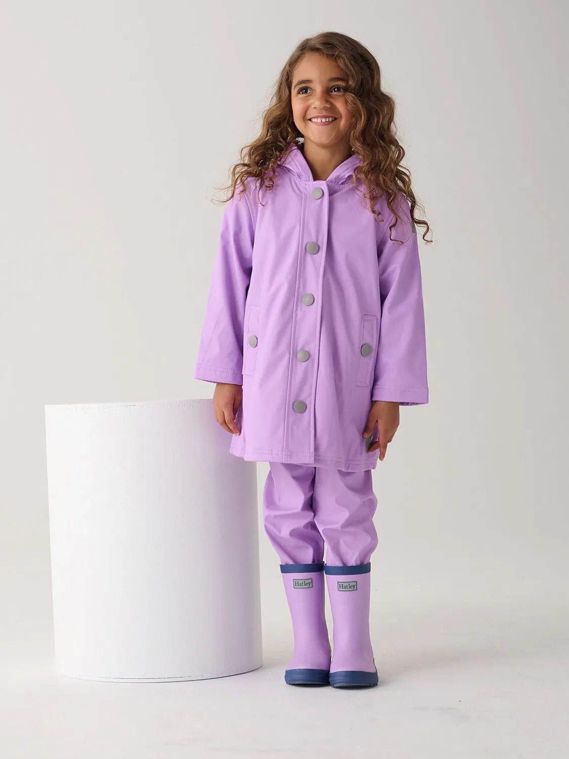 Дождевик Hatley Purple Splash, фиолетовый — фото 3