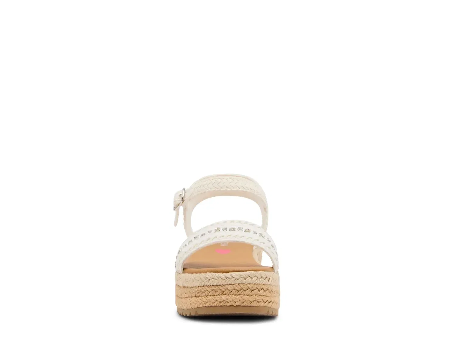 Сандалии Kiko на танкетке Steve Madden, белые — фото 4