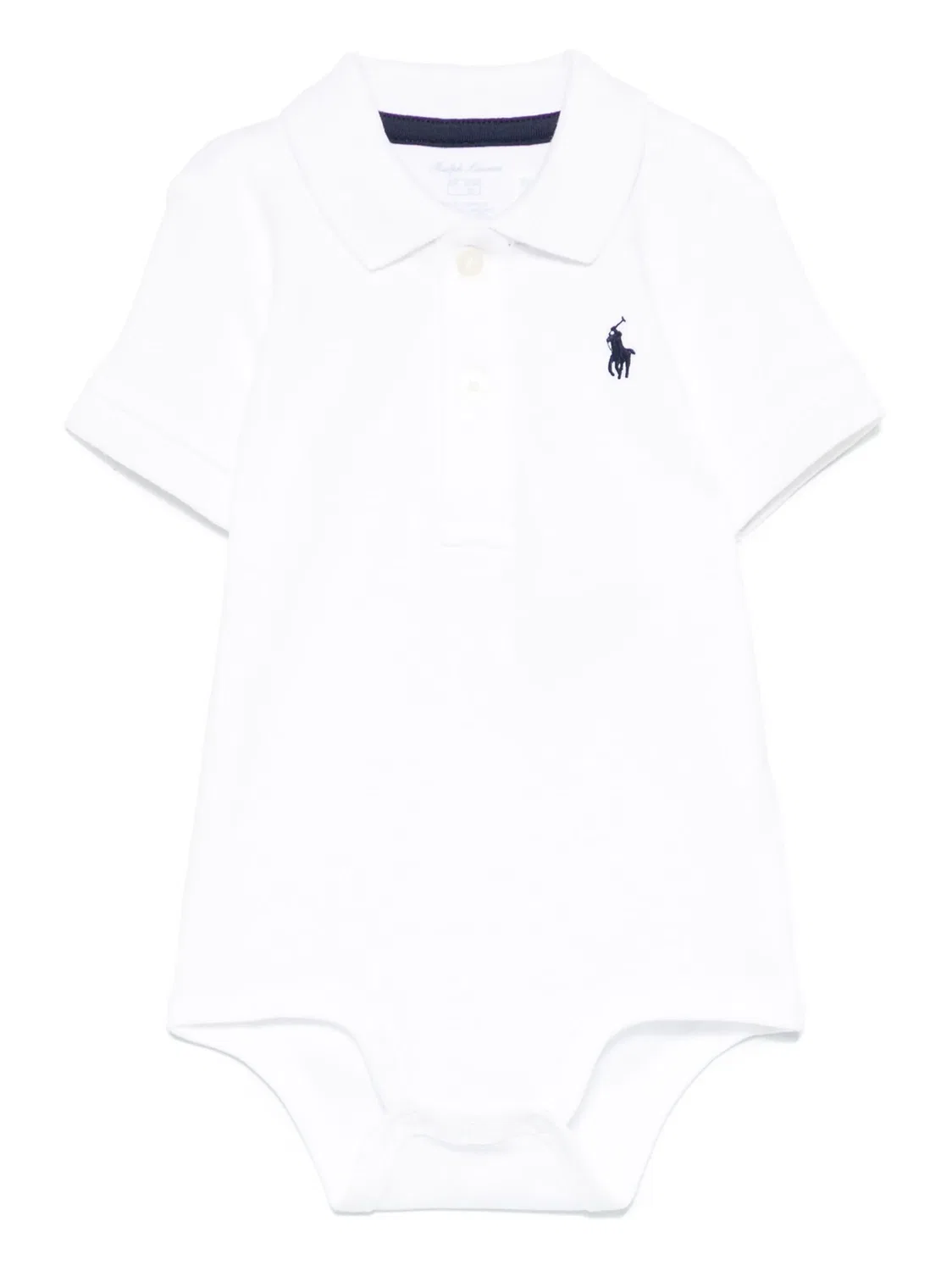 Polo Ralph Lauren Боди с вышивкой пони белое