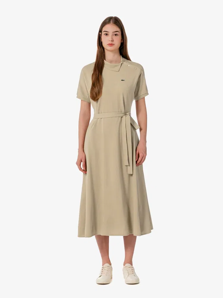 Платье поло LACOSTE Beige — фото 2