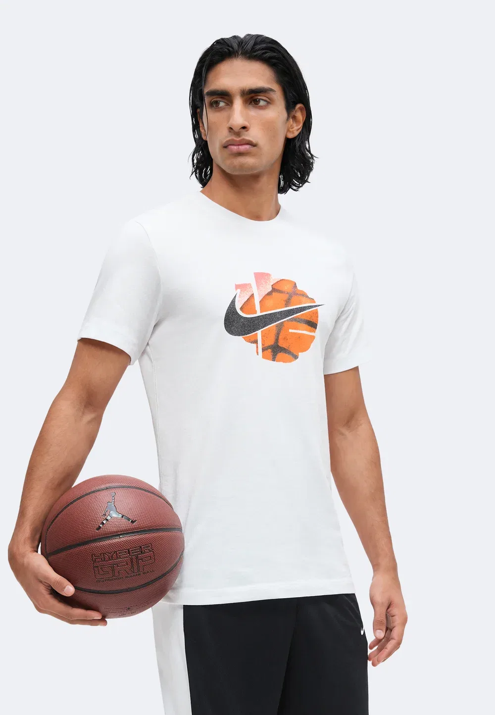 Футболка Tee Asbury с принтом Nike Performance, White — фото 4