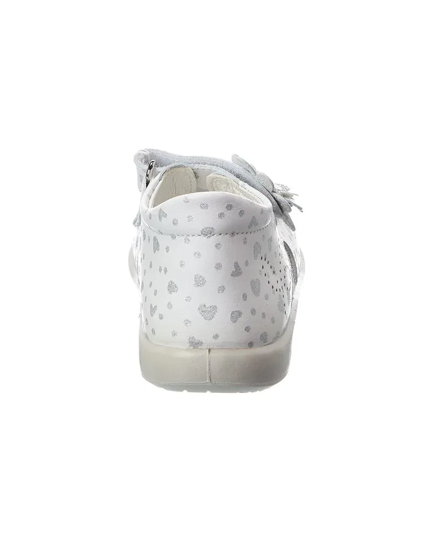 Детские сандалии с цветочной аппликацией Naturino, Falcotto Mongy Leather Sandal White — фото 3