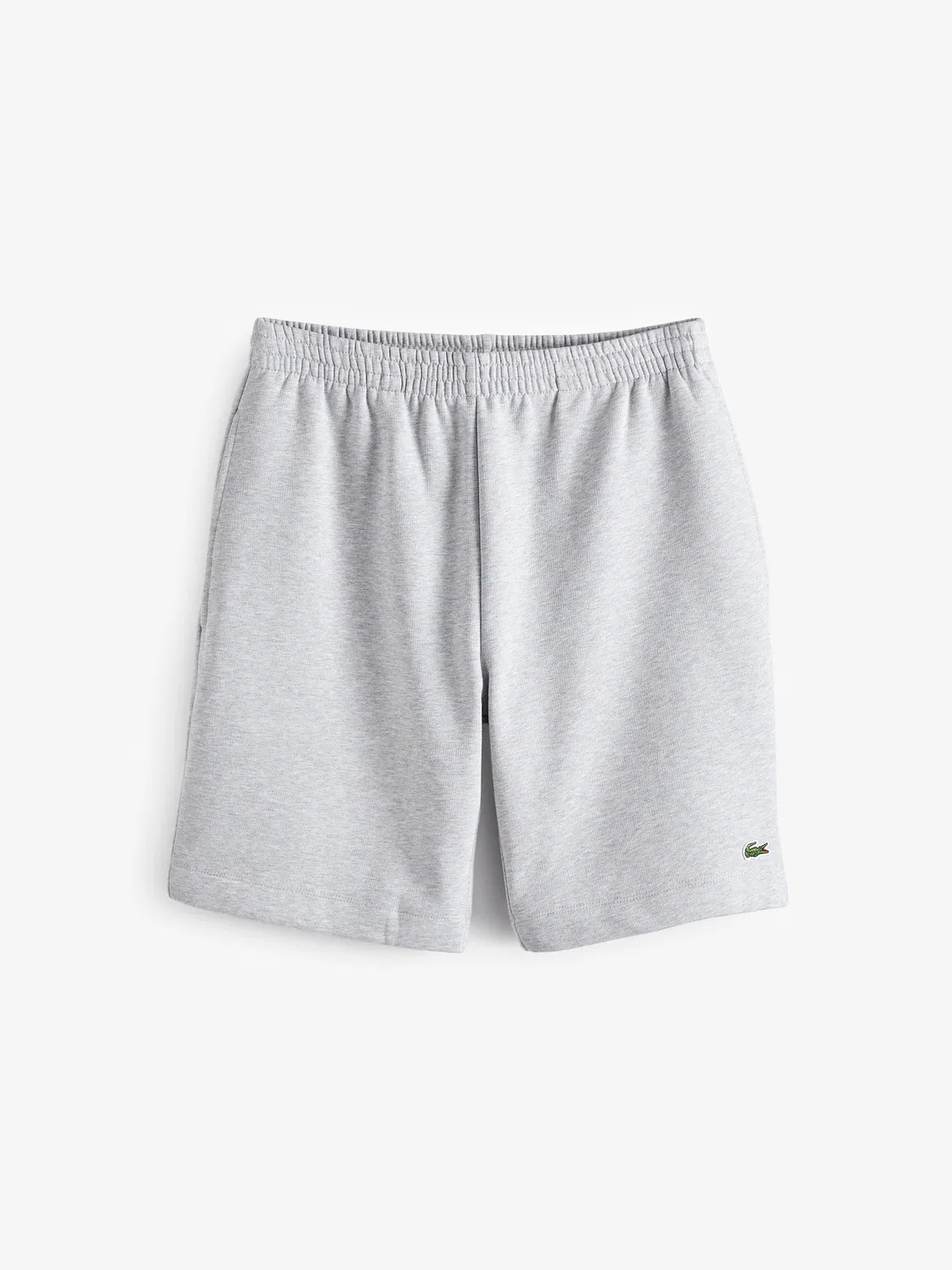 Lacoste Серые шорты из флисового джерси стандартного кроя — фото 4