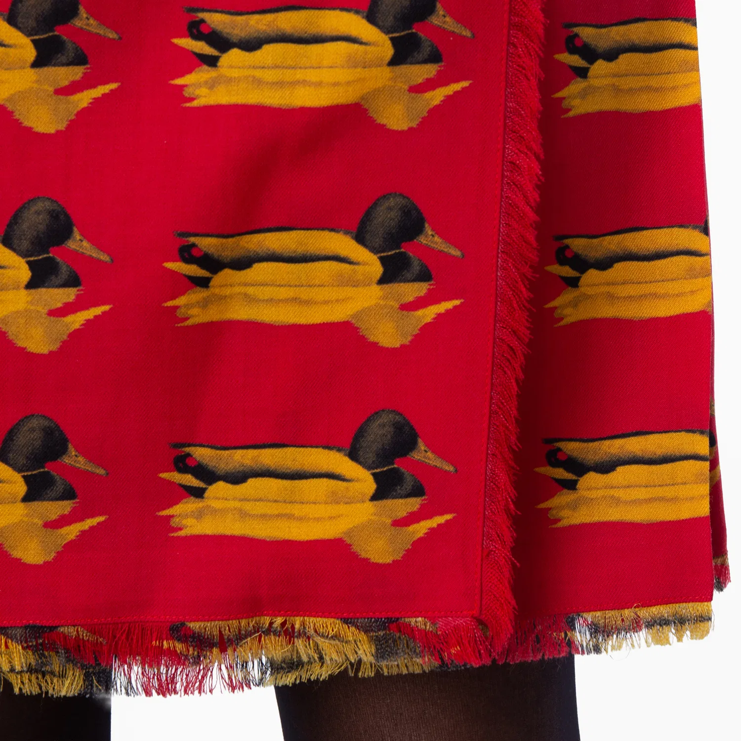 Юбка мини с принтом Duck Print Burberry, Pillar Ip Pattern — фото 2