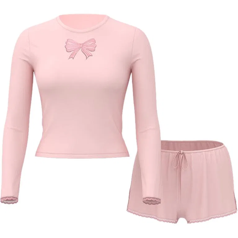 Женский комплект пижамы из дышащего материала Victoria's Secret, Angel Pink