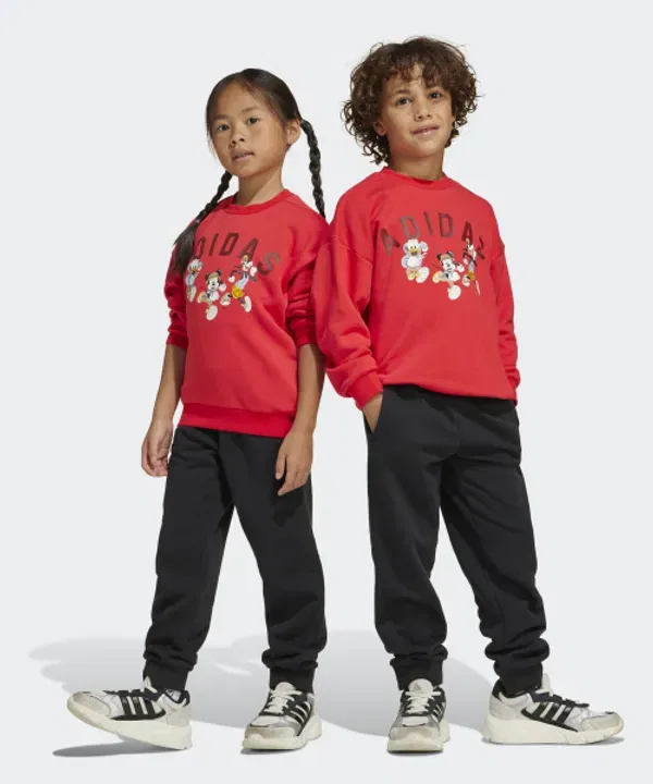 Спортивный костюм с Микки Маусом, ADIDAS x Disney, красный