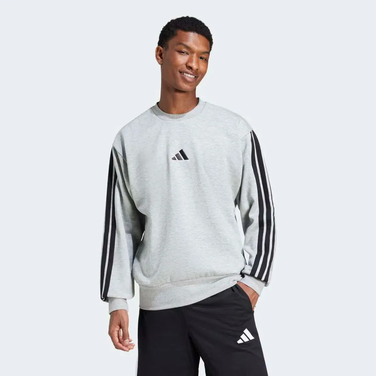 Мужская худи с длинным рукавом adidas, Grey