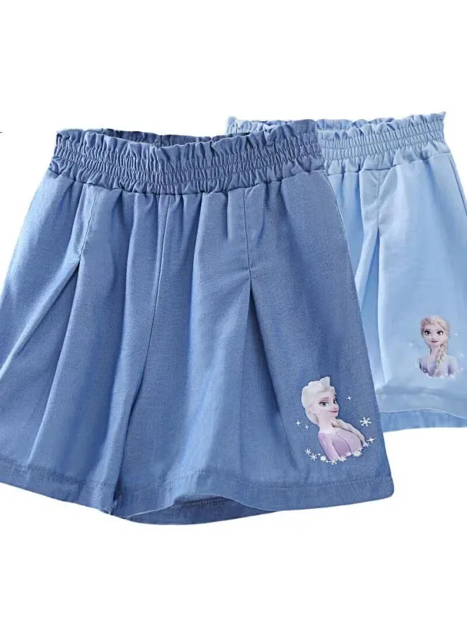 Шорты с принтом Elsa Frozen Disney, голубой