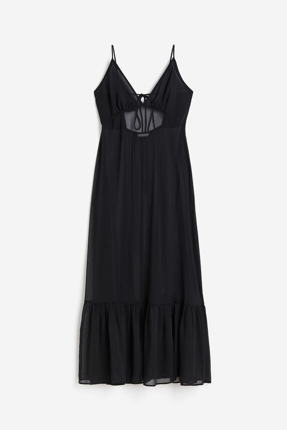 

Платье H&M Sheer Chiffon, черный
