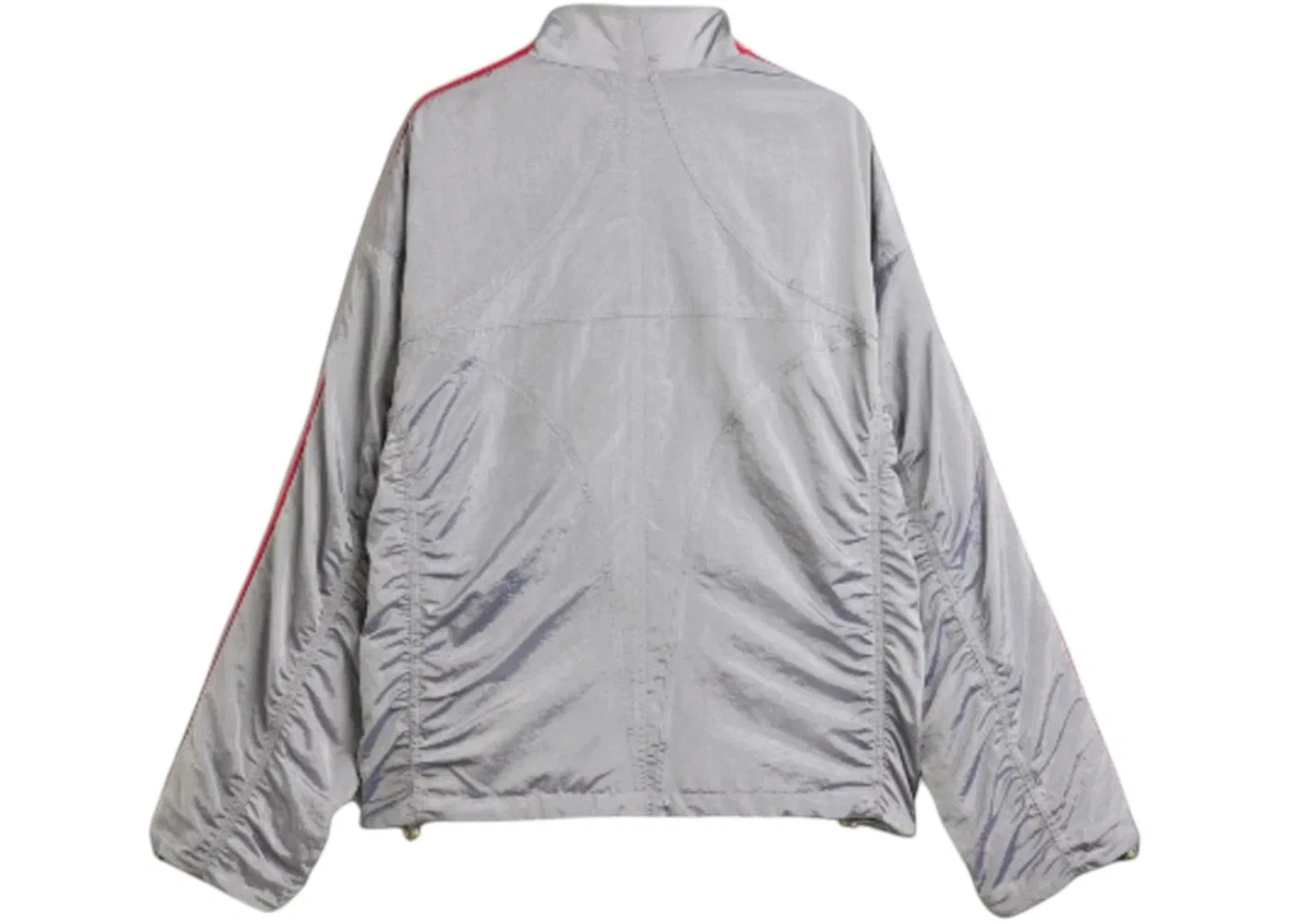 Мужская куртка с принтом Track Top Adidas, Light Onix/Silver Metallic — фото 2