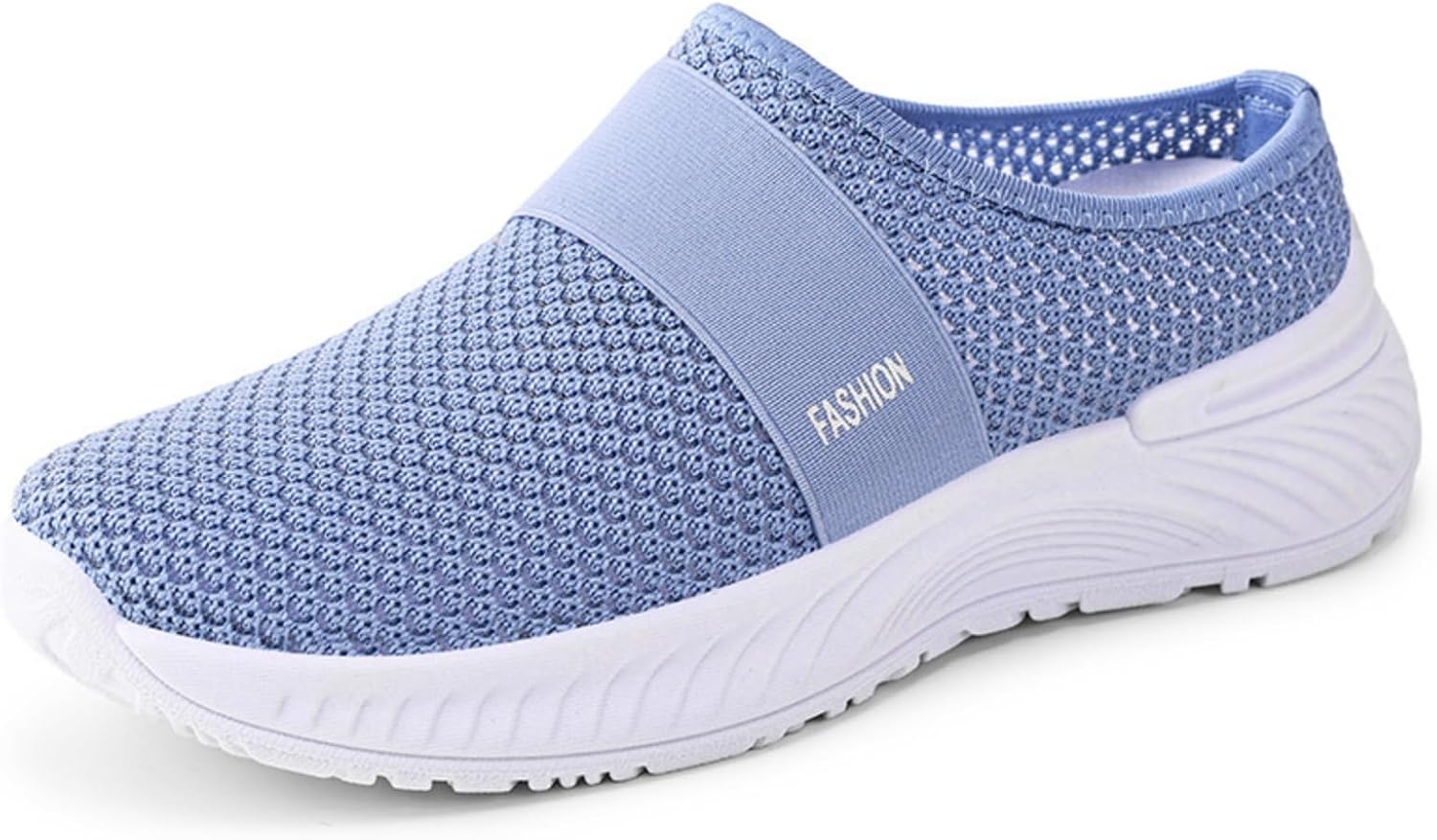 

Женские сабо мюли, слипоны, плетеные дышащие прогулочные туфли, легкие без задника, с закрытым носком, удобные для дома и улицы, на платформе, противоскользящие домашние тапочки Wabkderpu, синий