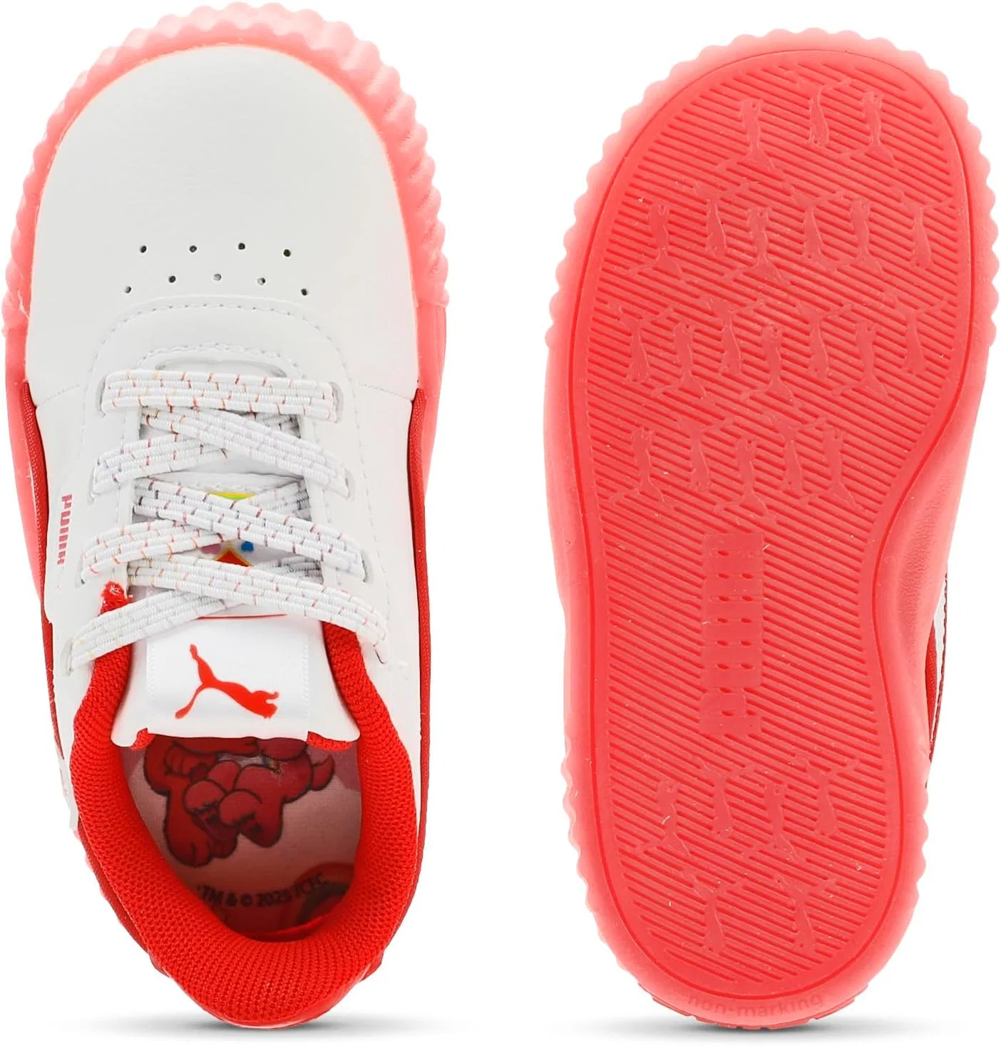 Детские кроссовки для девочек с принтом Carina 3.0 PUMA, Pink — фото 3