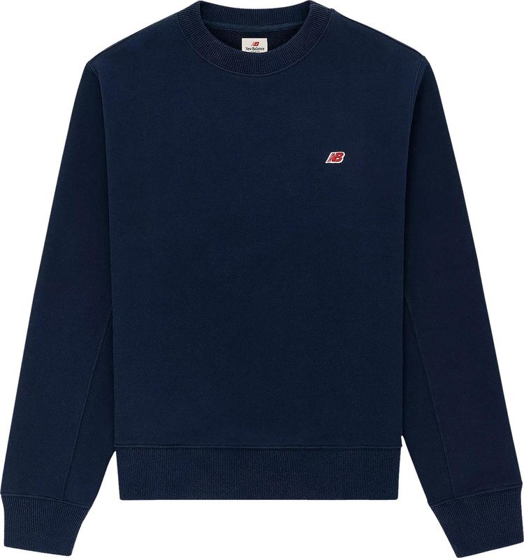 

Толстовка New Balance MADE In USA Core Crewneck Sweatshirt 'Natural Indigo', синий