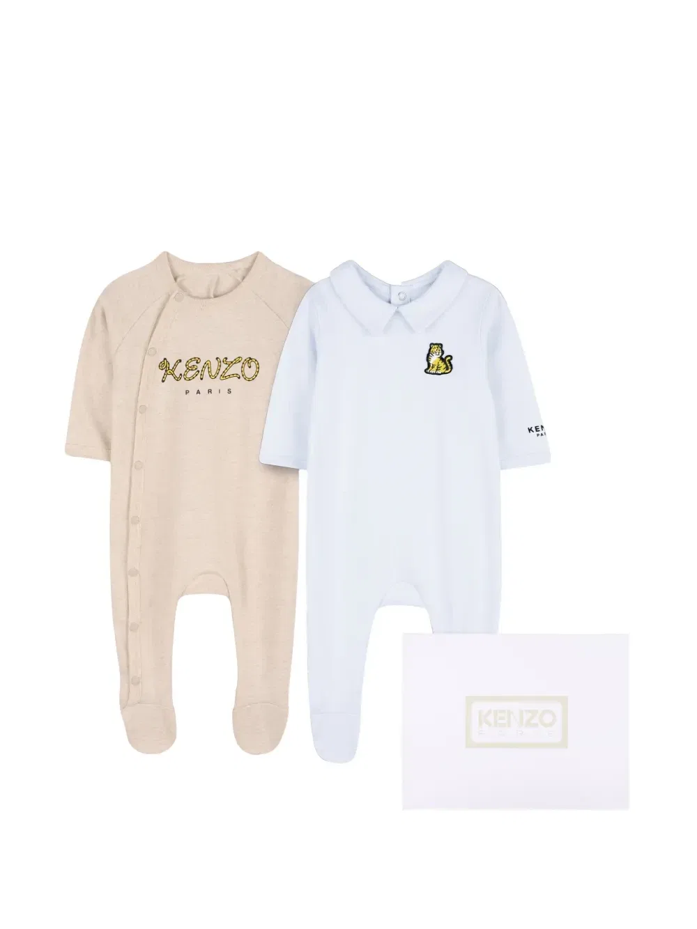 Комплект из двух пижам с логотипом Kenzo Kids, синий