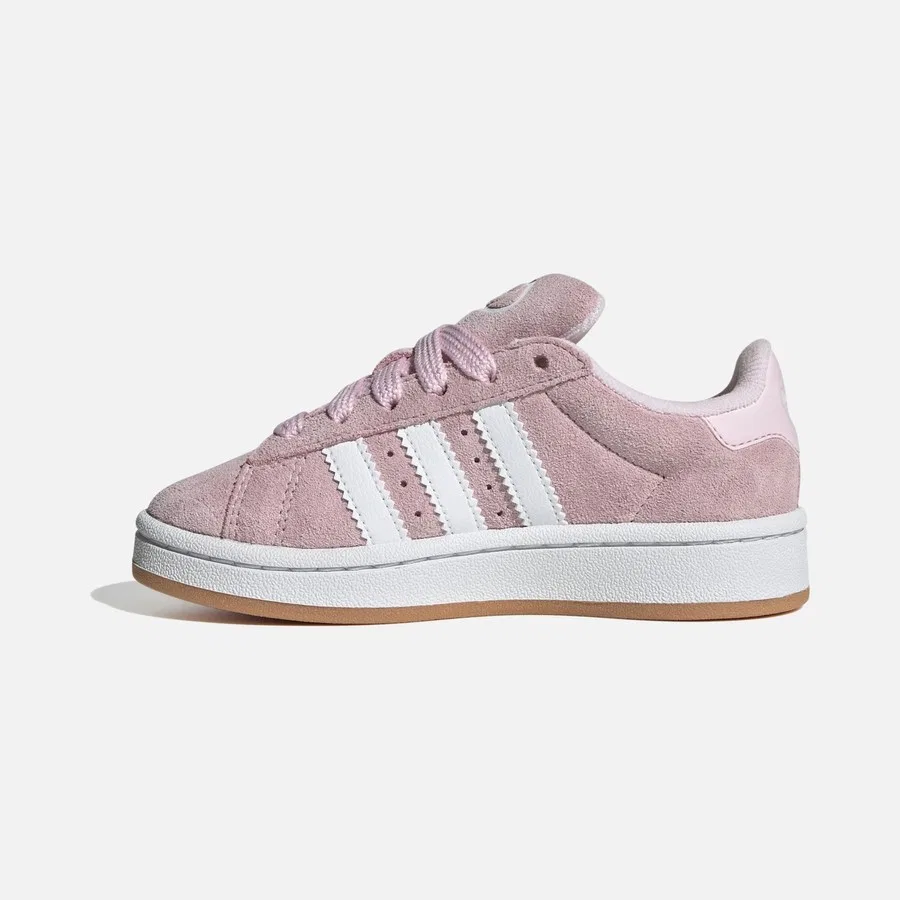 Детские спортивные кроссовки с эластичными шнурками Campus 00s Elastic Lace adidas, Розовый — фото 2