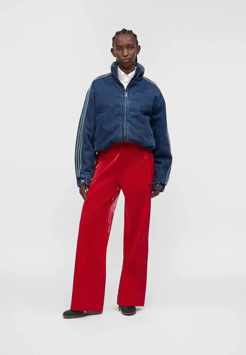 Firebird - джинсовая куртка Adidas Originals, Indigo Denim — фото 2