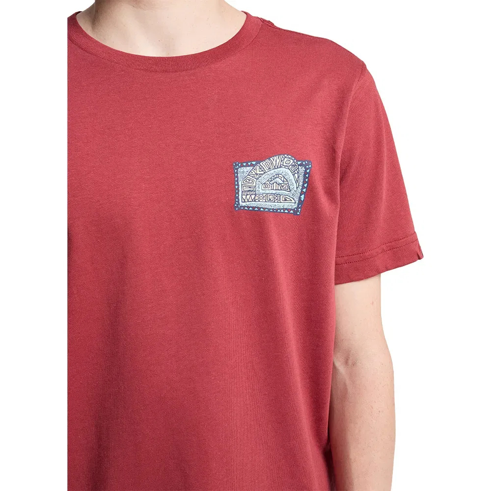 Детская футболка с принтом Heritage Quiksilver, Red — фото 4