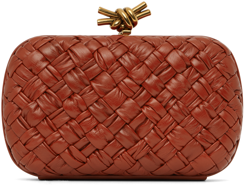 

Красный клатч Minaudiere с узлом Bottega Veneta