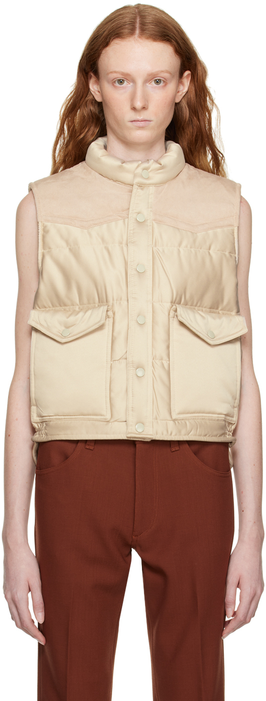 

Серо-коричневый жилет Erica Puffer rag & bone