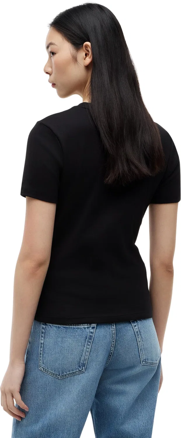 Женская футболка с коротким рукавом Slim Cody Tommy Hilfiger, Black (Black) — фото 3