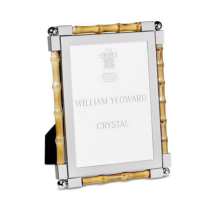 

Новая классическая бамбуковая рамка William Yeoward Crystal, 5 x 7 дюймов, коричневый