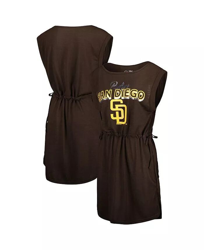 

Женский коричневый San Diego Padres G Платье-накидка для купальника G-Iii 4Her By Carl Banks