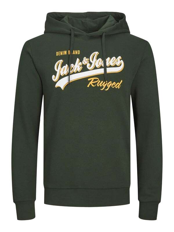 

Пуловер с капюшоном Jack & Jones, зеленый