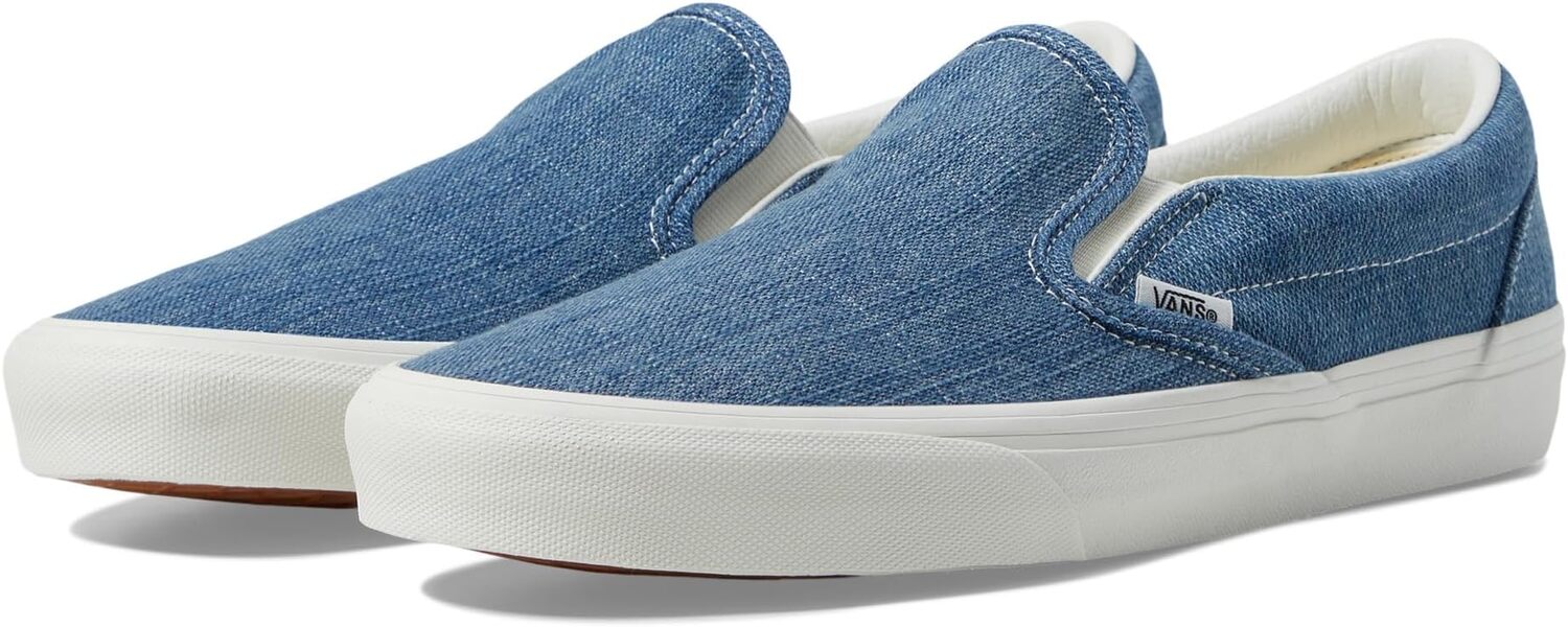 

Кроссовки Vans Classic Slip-On, цвет Threaded Denim Blue/White