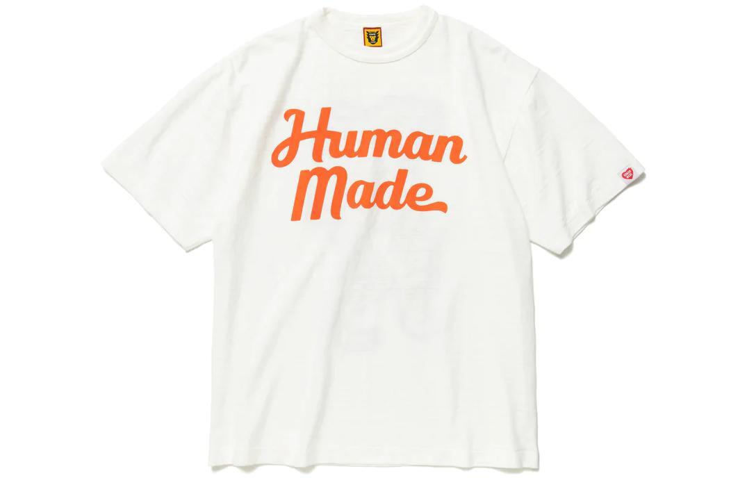 

HUMAN MADE Футболка с рисунком тигра, созданная человеком, № 11, черная, Белый