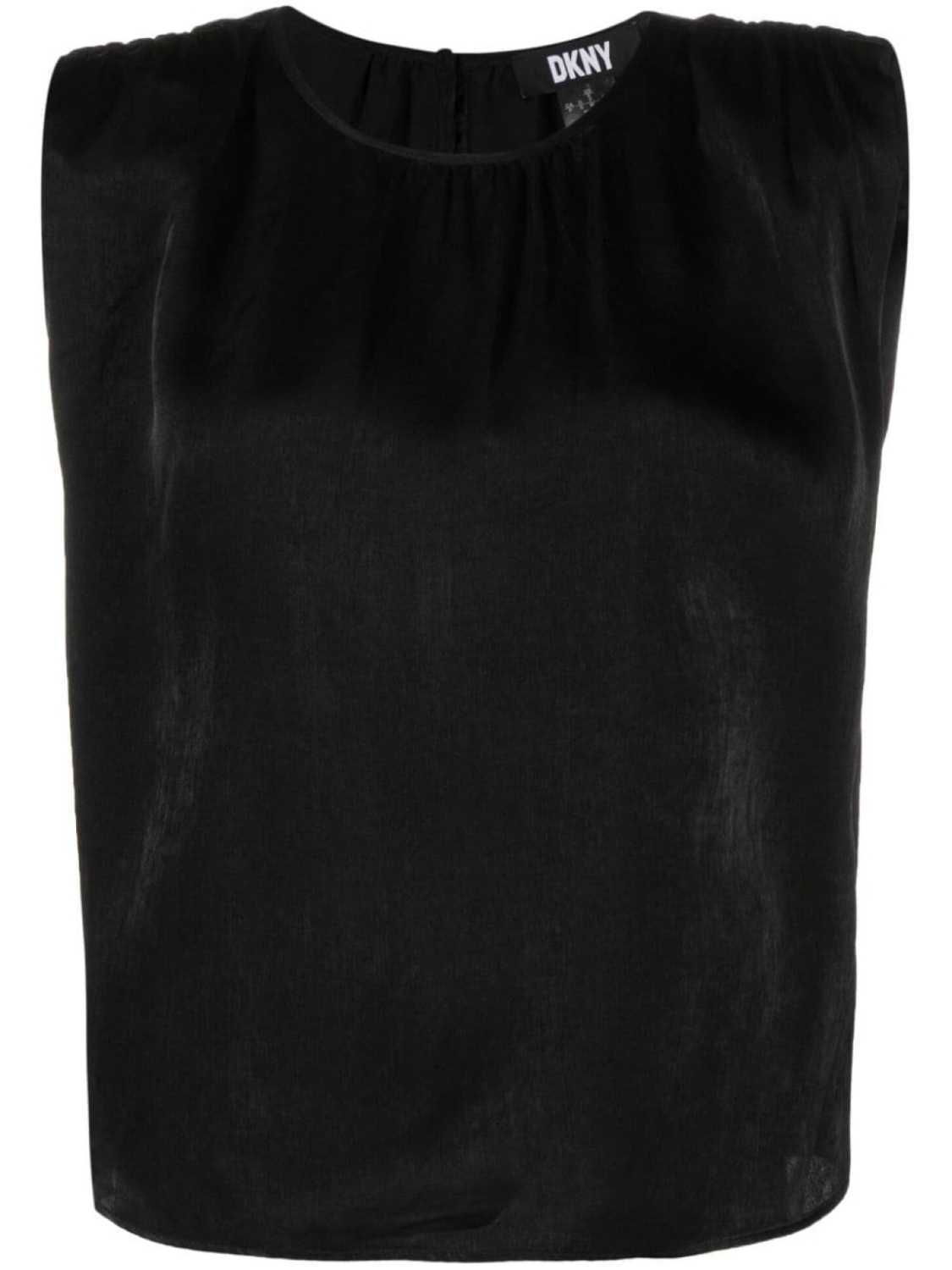 

Топ с круглым вырезом DKNY, черный