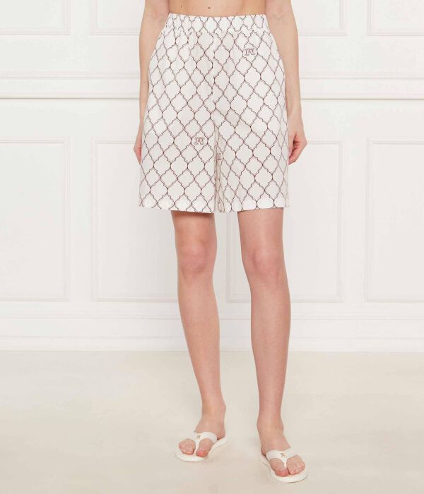 

Шорты улулато Regular fit Max Mara Leisure, белый