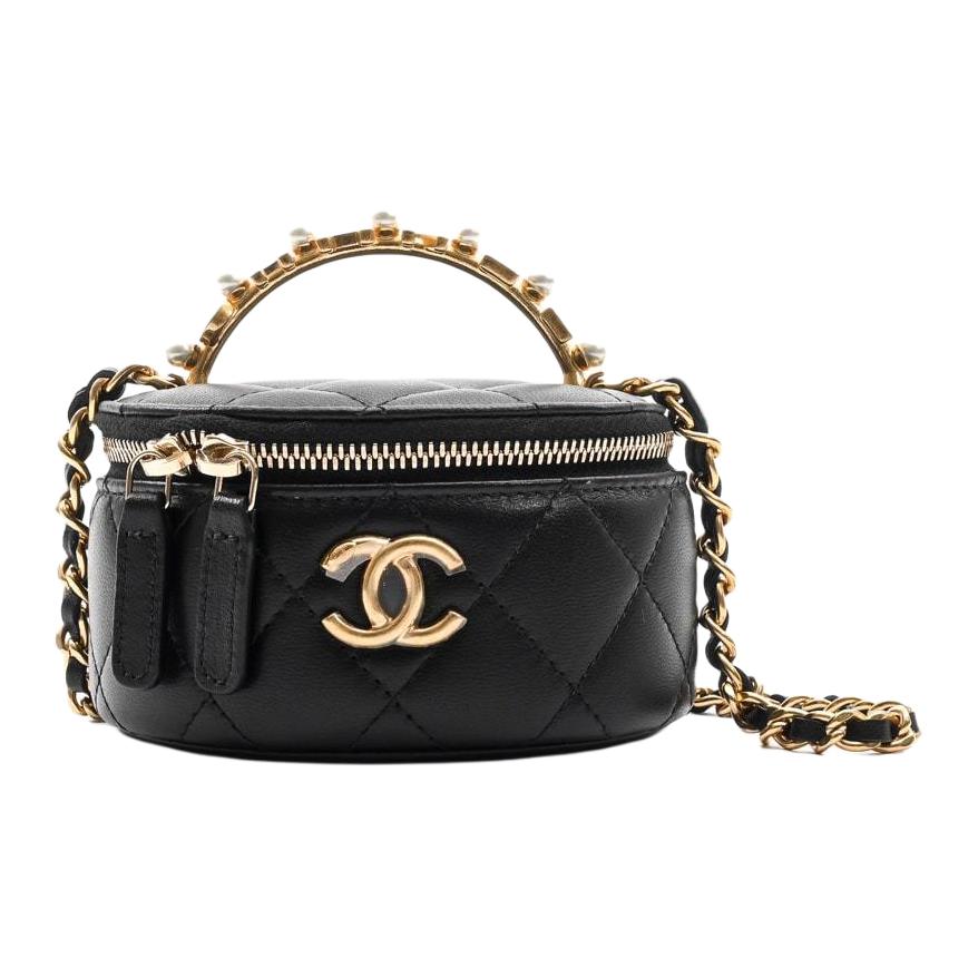 

CHANEL Женская мини-сумка через плечо из овчины