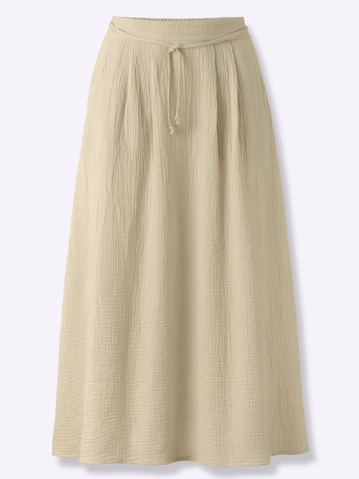 

WITT WEIDEN Юбка-слипон песочного цвета