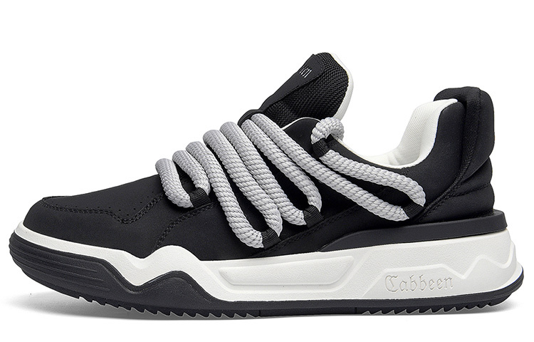 

Кроссовки Cabbeen Skateboarding Shoes Men Low-top, черный