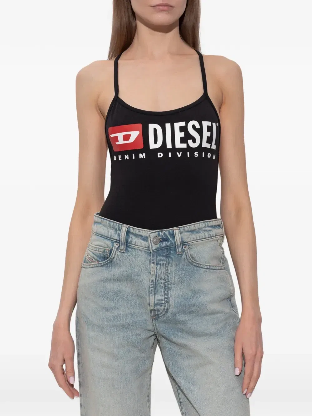 Боди с логотипом DIESEL, черный — фото 3