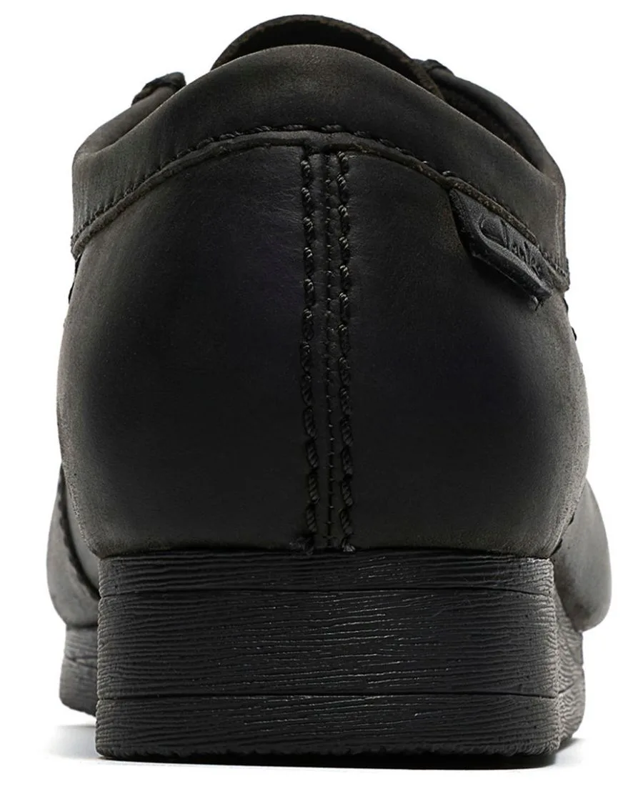 Мужские низкие туфли Wallaston на шнуровке Clarks, черный — фото 3
