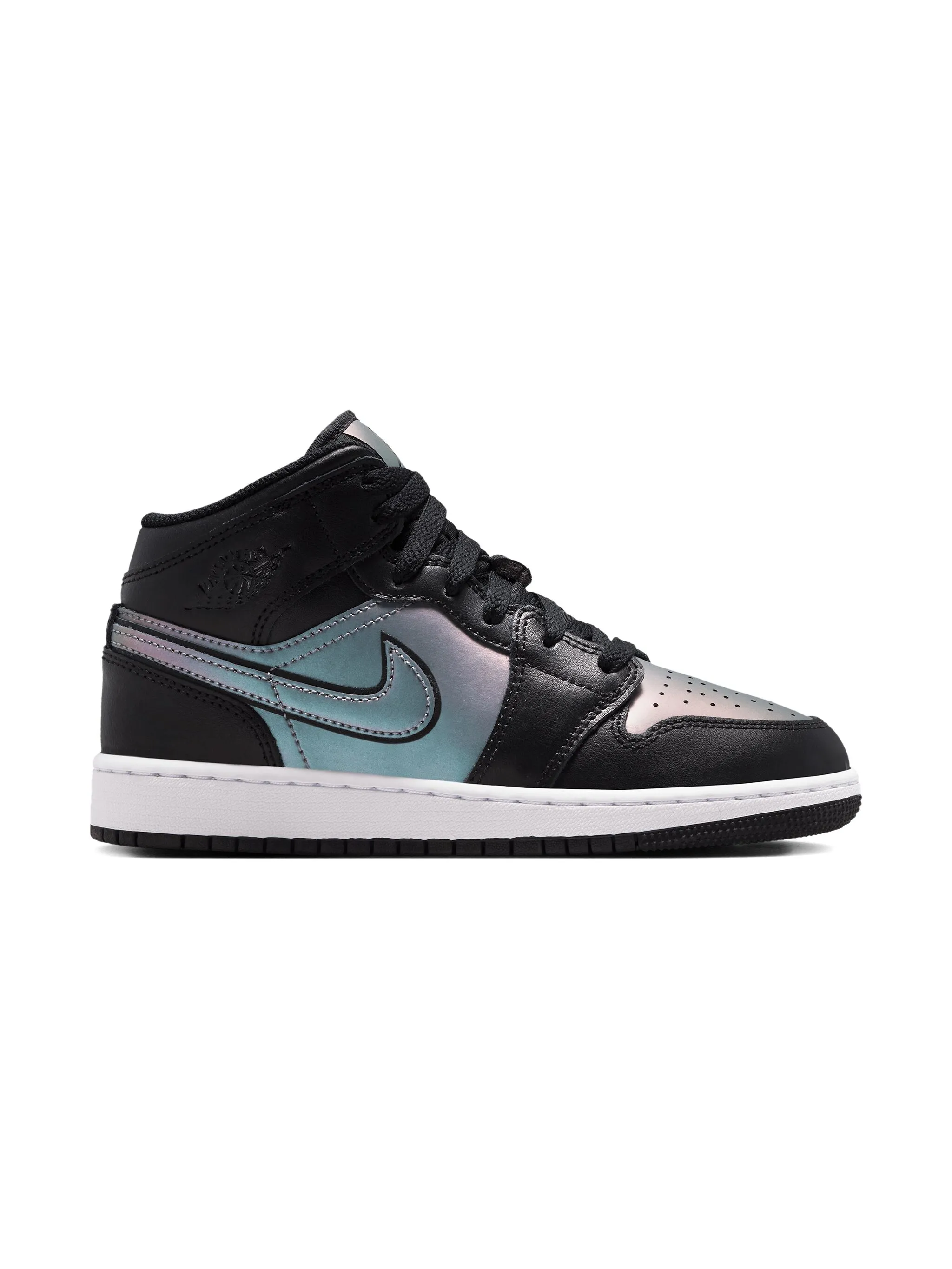 

Кроссовки Air Jordan 1 Mid SE Iridescent Jordan Kids, черный