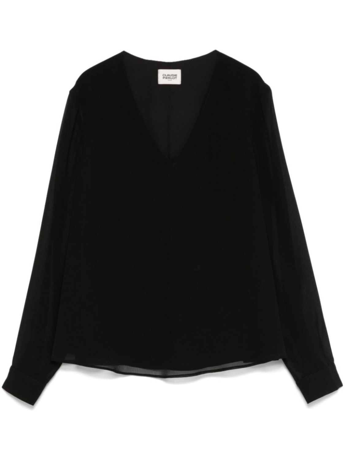 

Блузка Claudie Pierlot с V-образным вырезом, черный