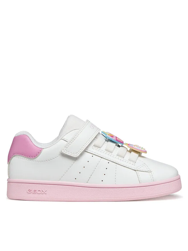 Geox Кроссовки J Eclyper Girl J65LRF 000BC C1364 D белые