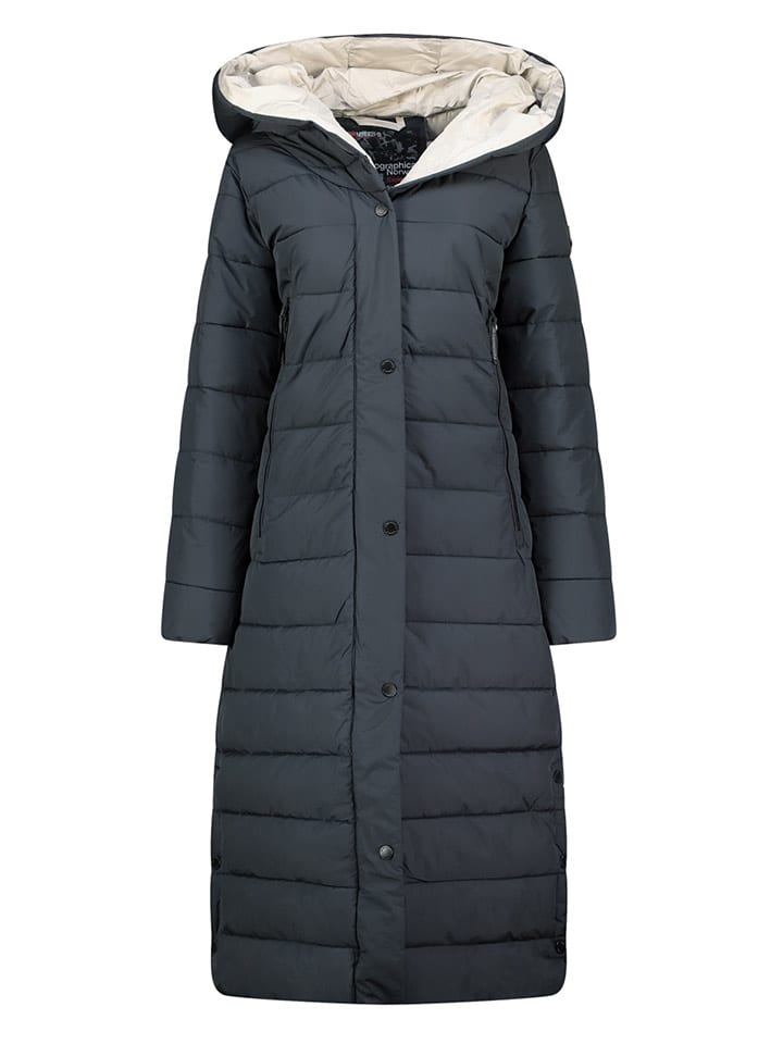 

Стеганое пальто Geographical Norway Steppmantel, темно-синий